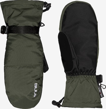 BULA Mittens in Green: front