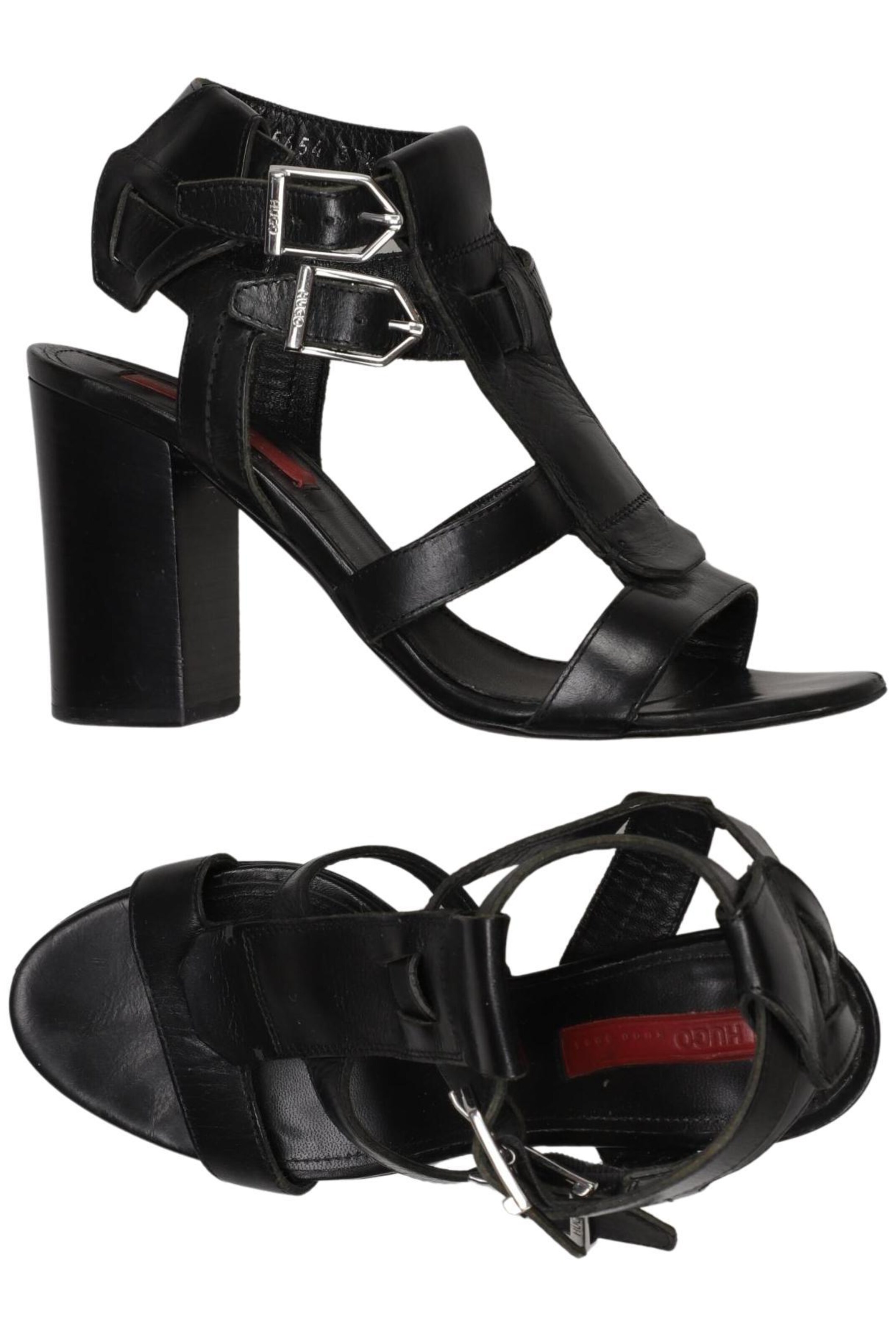 HUGO Sandalen 37,5 in Schwarz: Vorderseite