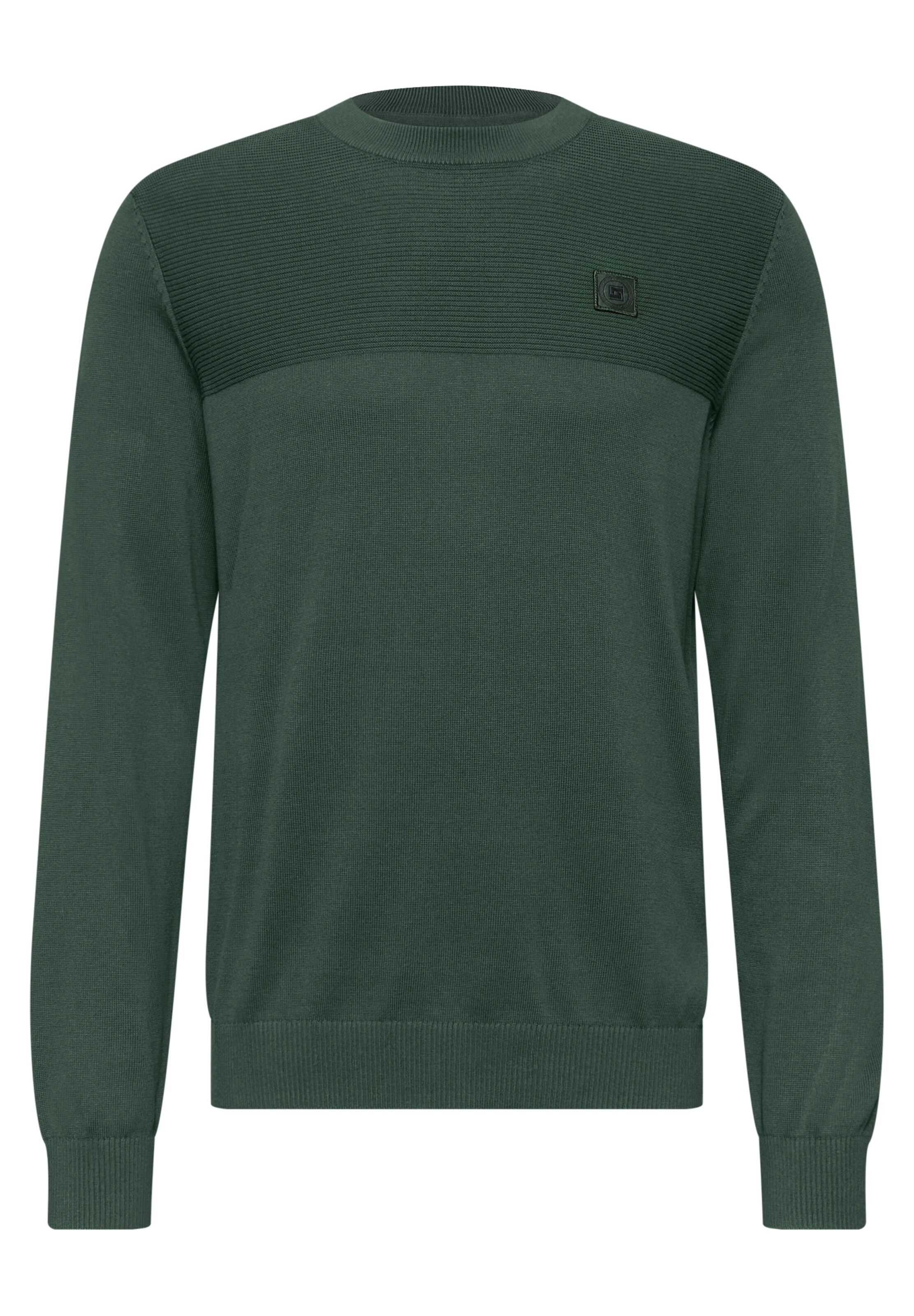 Street One MEN Sweater in Green: front
