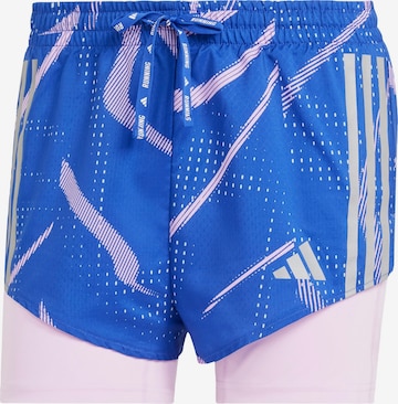 Regular Pantaloni sport 'Break the Norm' de la ADIDAS PERFORMANCE pe albastru: față