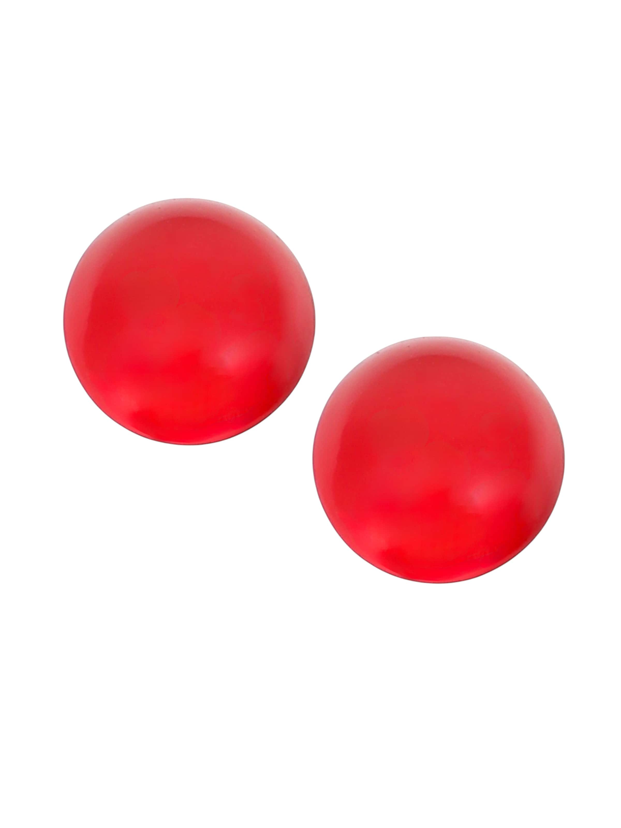 SOHI Oorbellen 'Harmoni' in Rood: voorkant