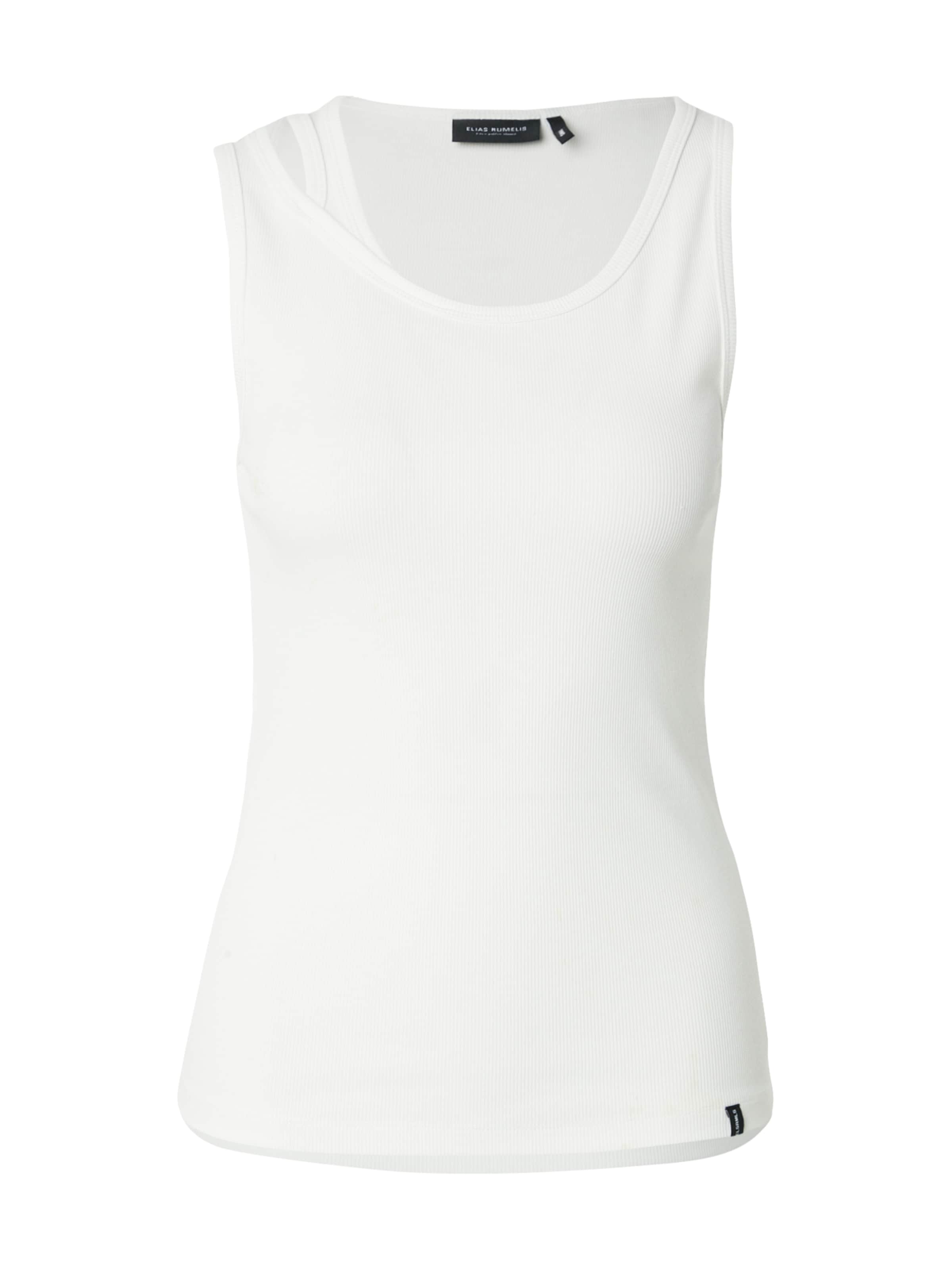 Elias Rumelis Top 'OLINE' in Weiß: Vorderseite