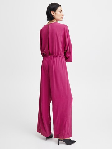 ICHI Jumpsuit 'LEANE' i pink