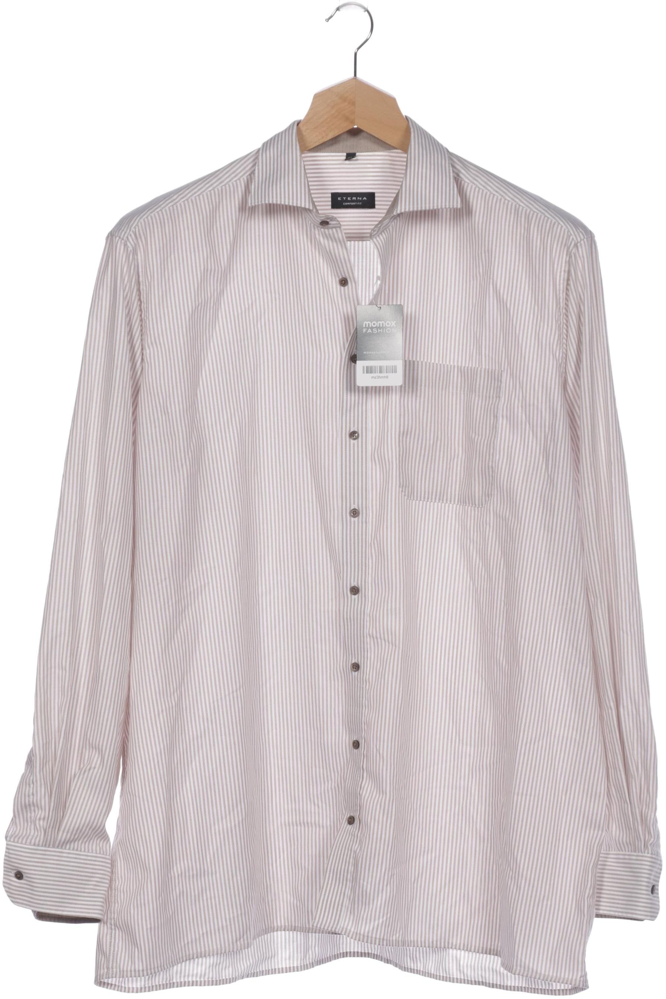 ETERNA Button Up Shirt in XXL in Beige: front