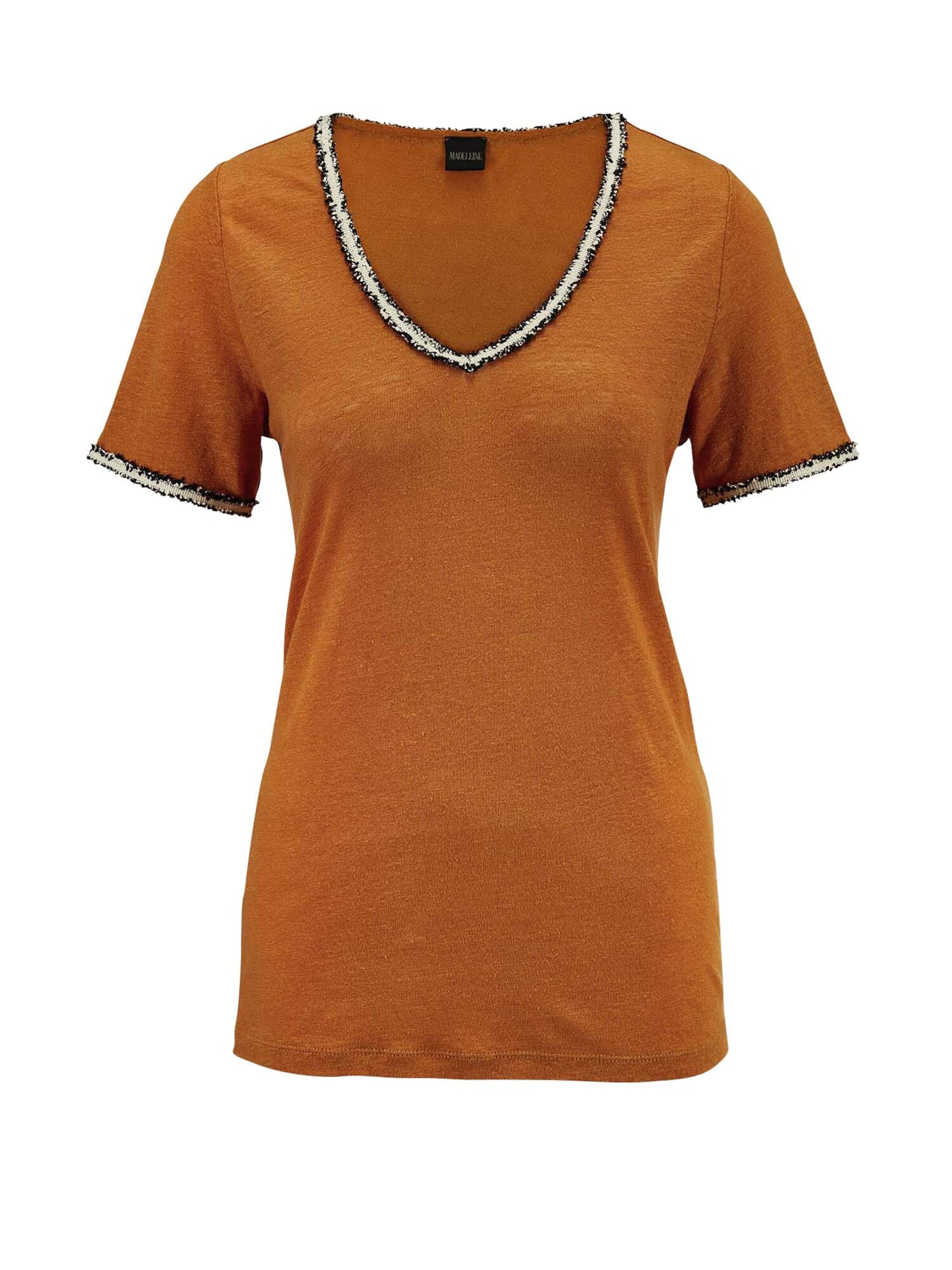 MADELEINE Shirt in Oranje: voorkant