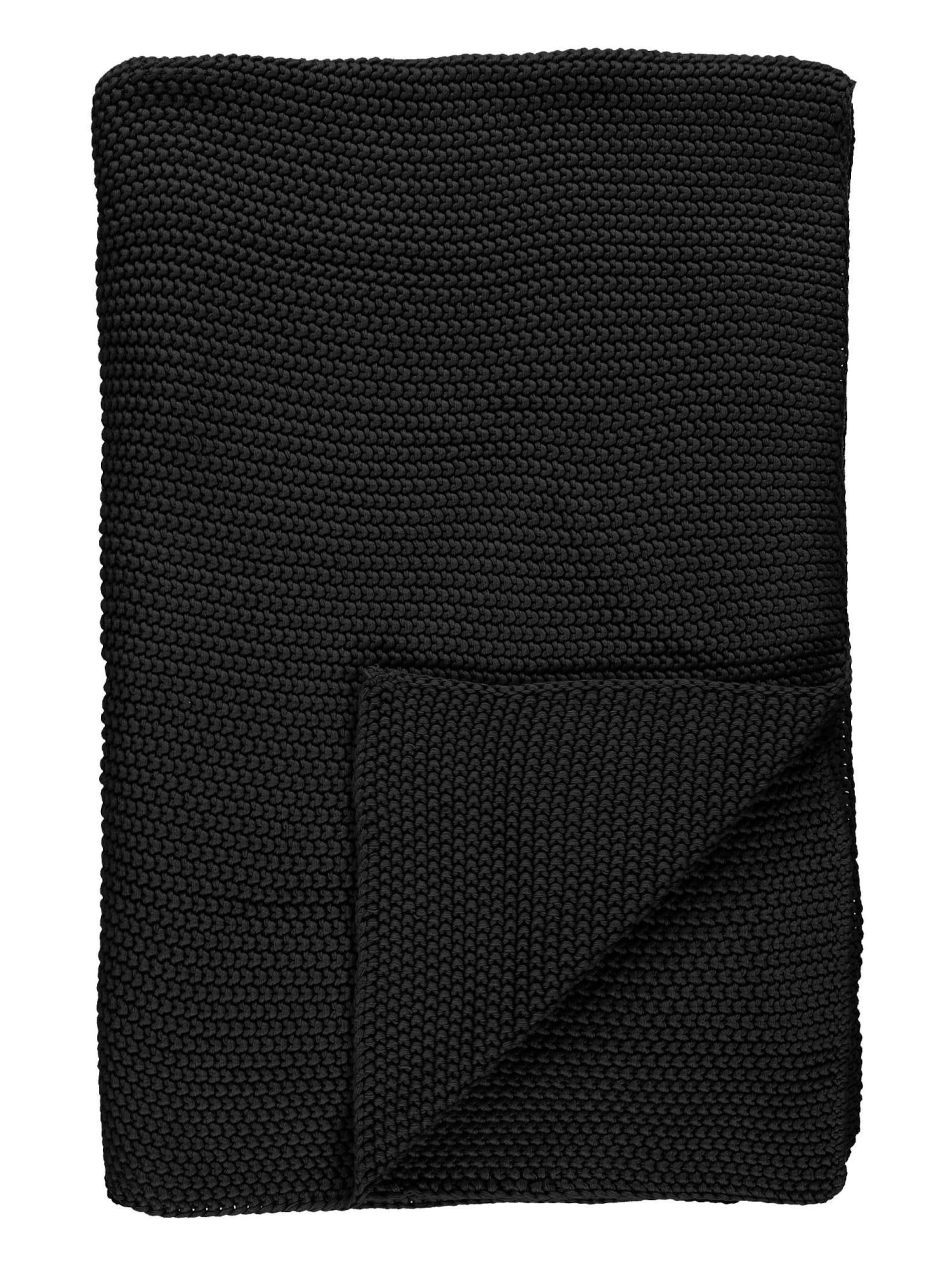 Männer Wohn-Accessoires Marc O'Polo Plaid 'Nordic knit' in Schwarz - BR87839 Männer Wohn-Accessoires Marc O'Polo Plaid 'Nordic knit' in Schwarz - BR87839