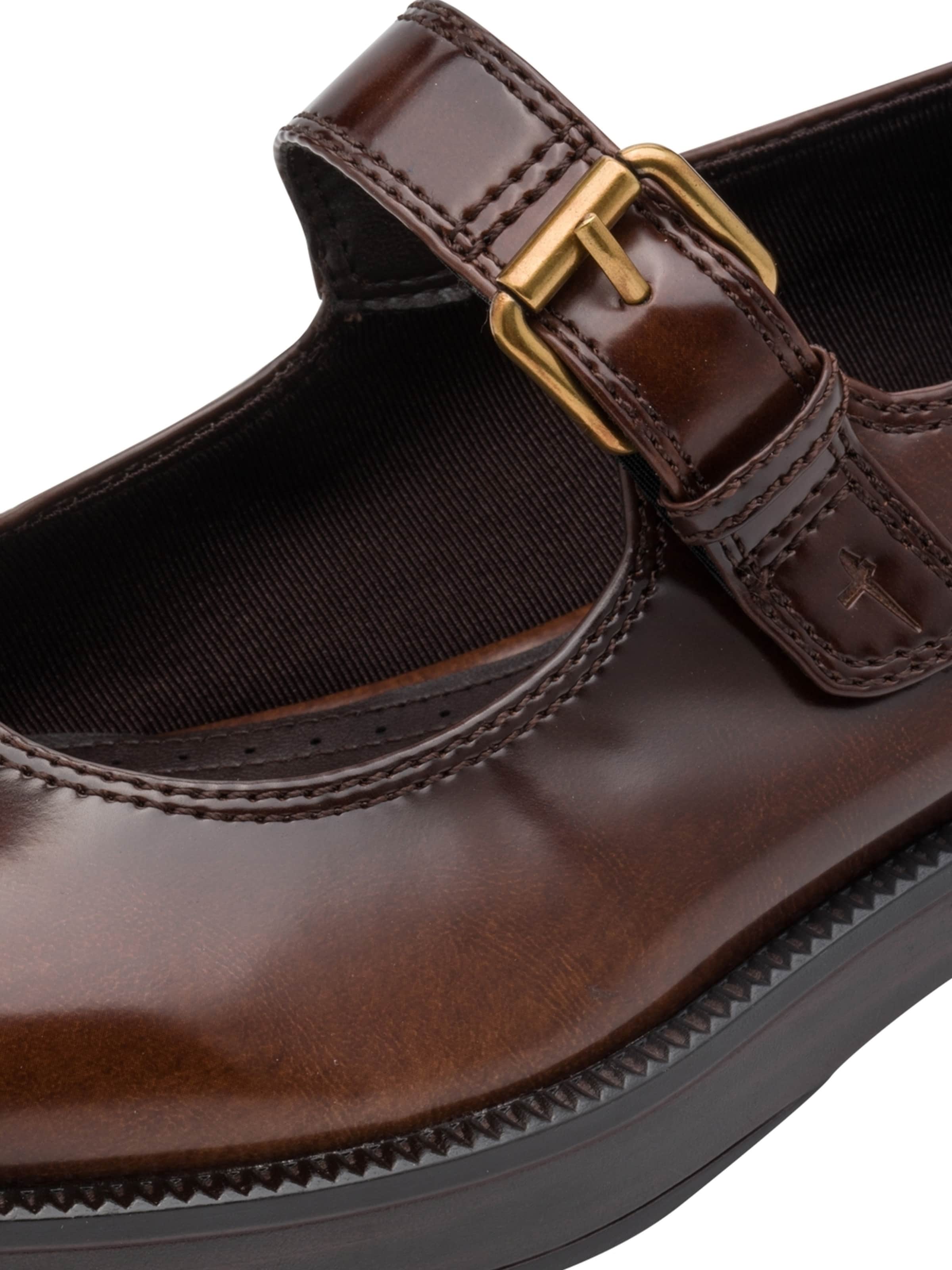 Tamaris Ballerina met riempjes in Bruin