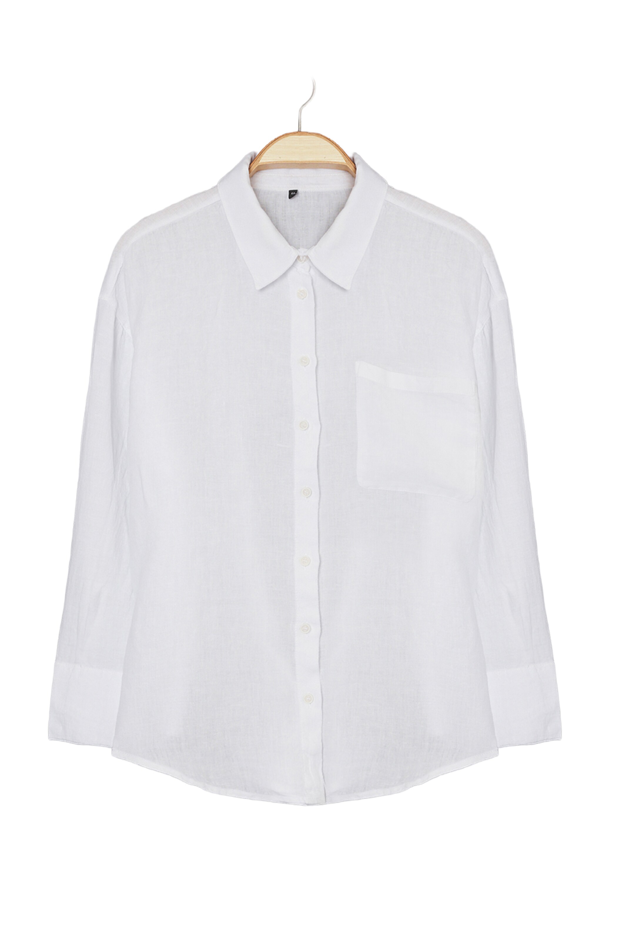 Trendyol Curve Bluse in XL in weiß, Produktansicht
