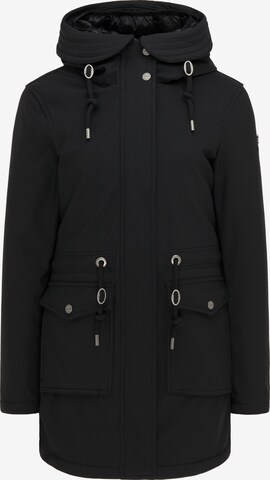 DreiMaster Klassik Winter Parka in Black: front