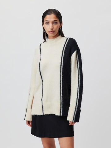 LeGer by Lena Gercke - Pullover 'Saskia' em branco: frente