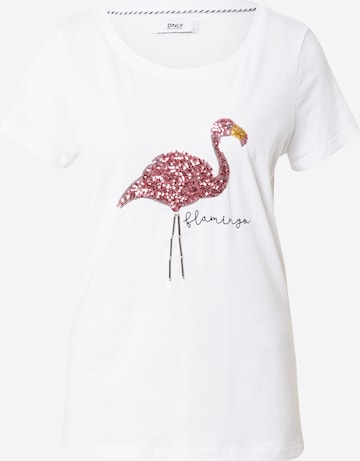 T-shirt 'KITA' ONLY en blanc : devant