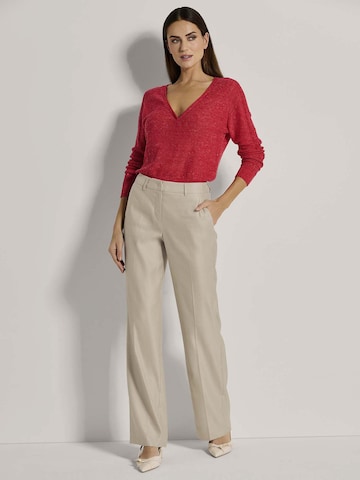 MADELEINE Wide Leg Hose in Beige
