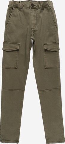 GARCIA Skinny Kalhoty – zelená: přední strana