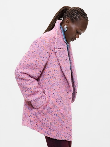 Desigual Přechodný kabát – pink