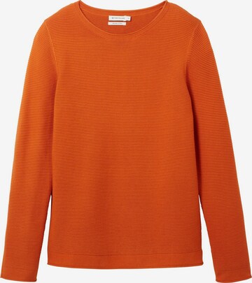 Pull-over TOM TAILOR en orange : devant