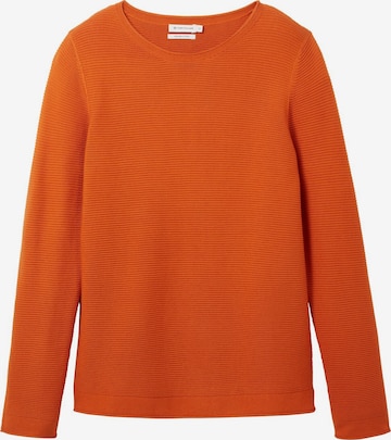 TOM TAILOR Sweater in Orange: front