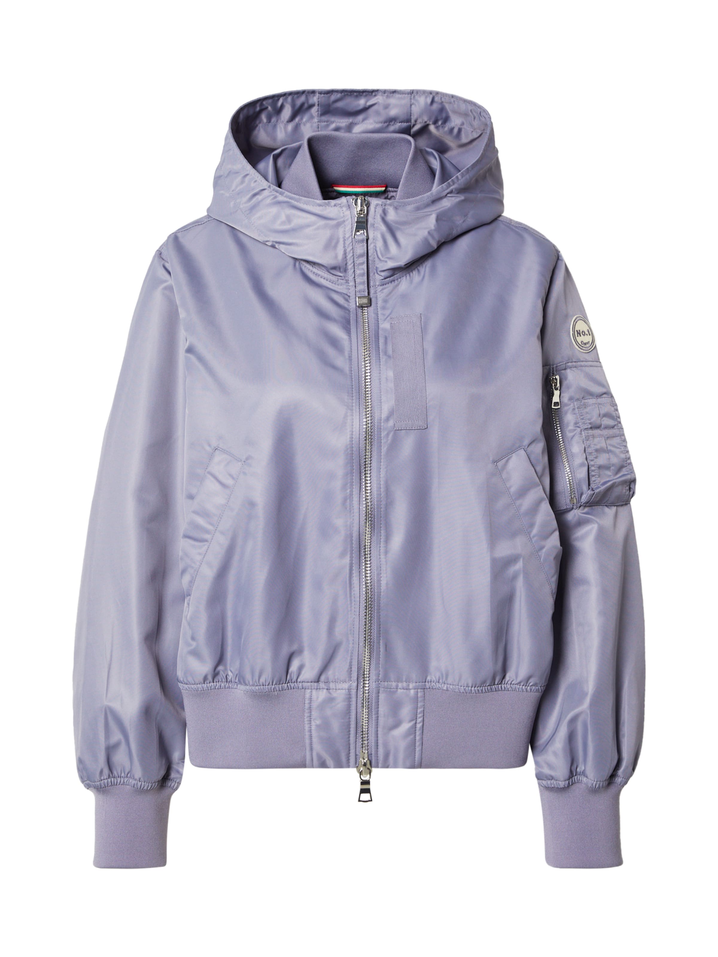 No. 1 Como Between-season jacket 'Creek' in Blue: front