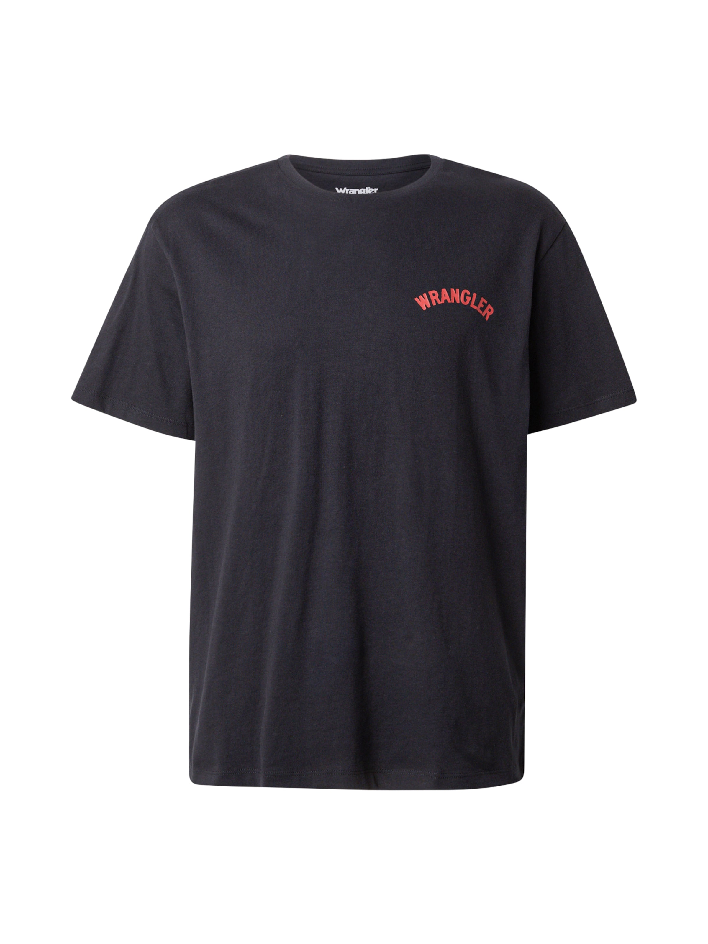 WRANGLER Tričko - Čierna: predná strana