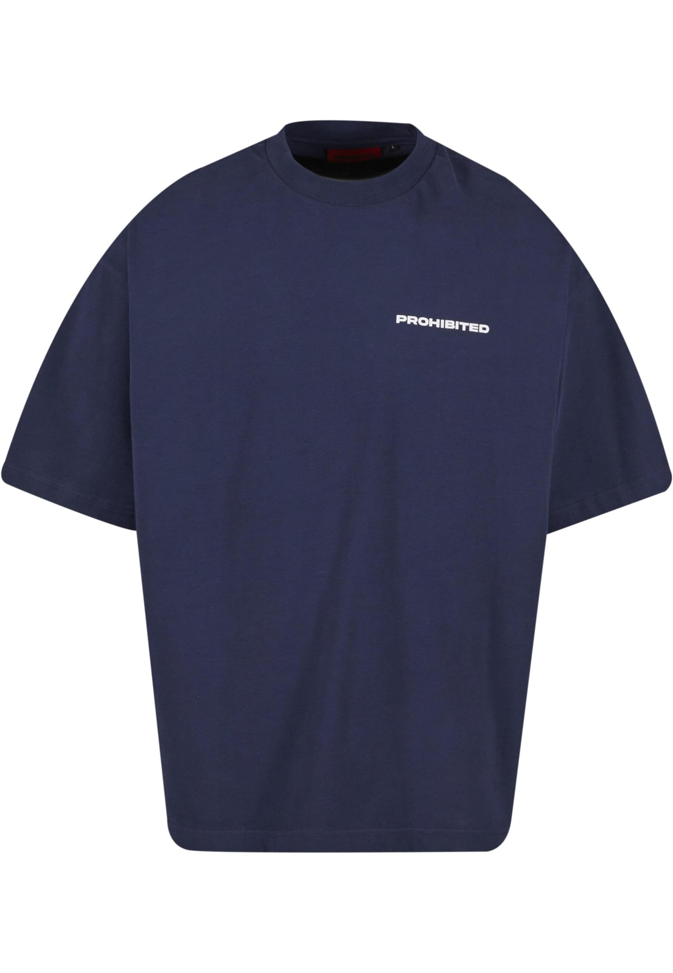 Prohibited Shirt in Blue: front