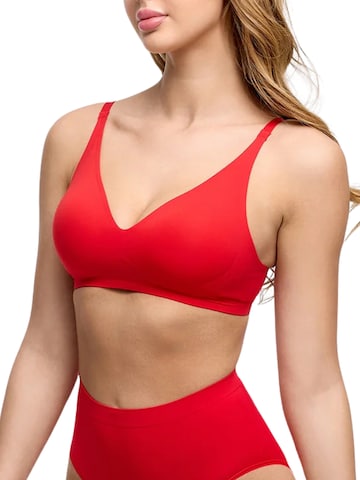 cfab (formerly creamy fabrics) BH 'Comfort Push-Up BH' in Rood: voorkant
