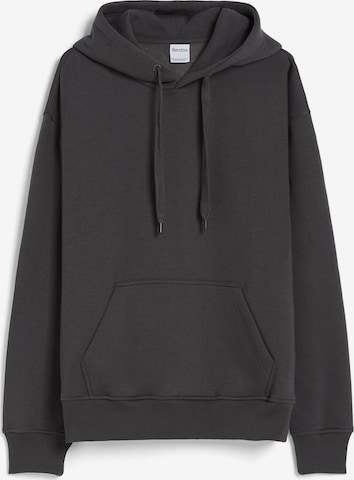 Bershka Sweatshirt in Grijs: voorkant