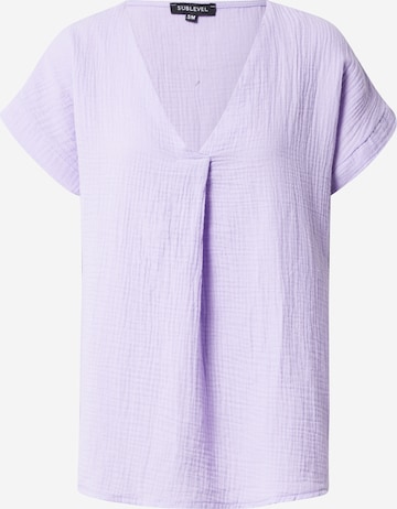 Sublevel Blouse in Purple: front