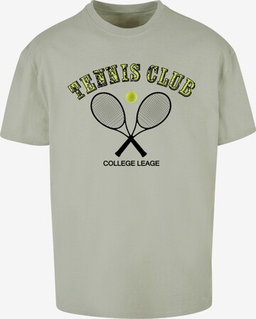 Merchcode Shirt 'Tennis Club' in Green: front