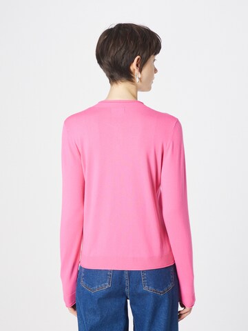 Sisley Gebreid vest in Roze