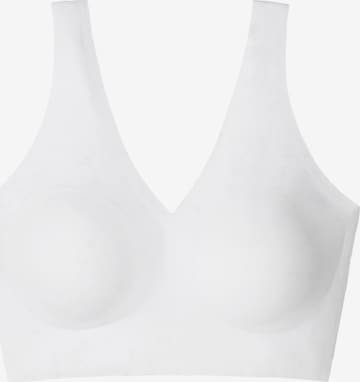 SCHIESSER Bra ' Padded - Invisible Soft ' in White: front