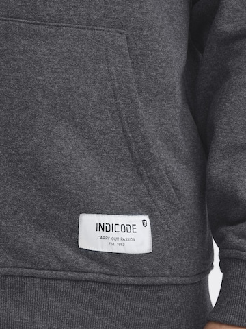 INDICODE JEANS Sweatjacke 'Playno' in Grau