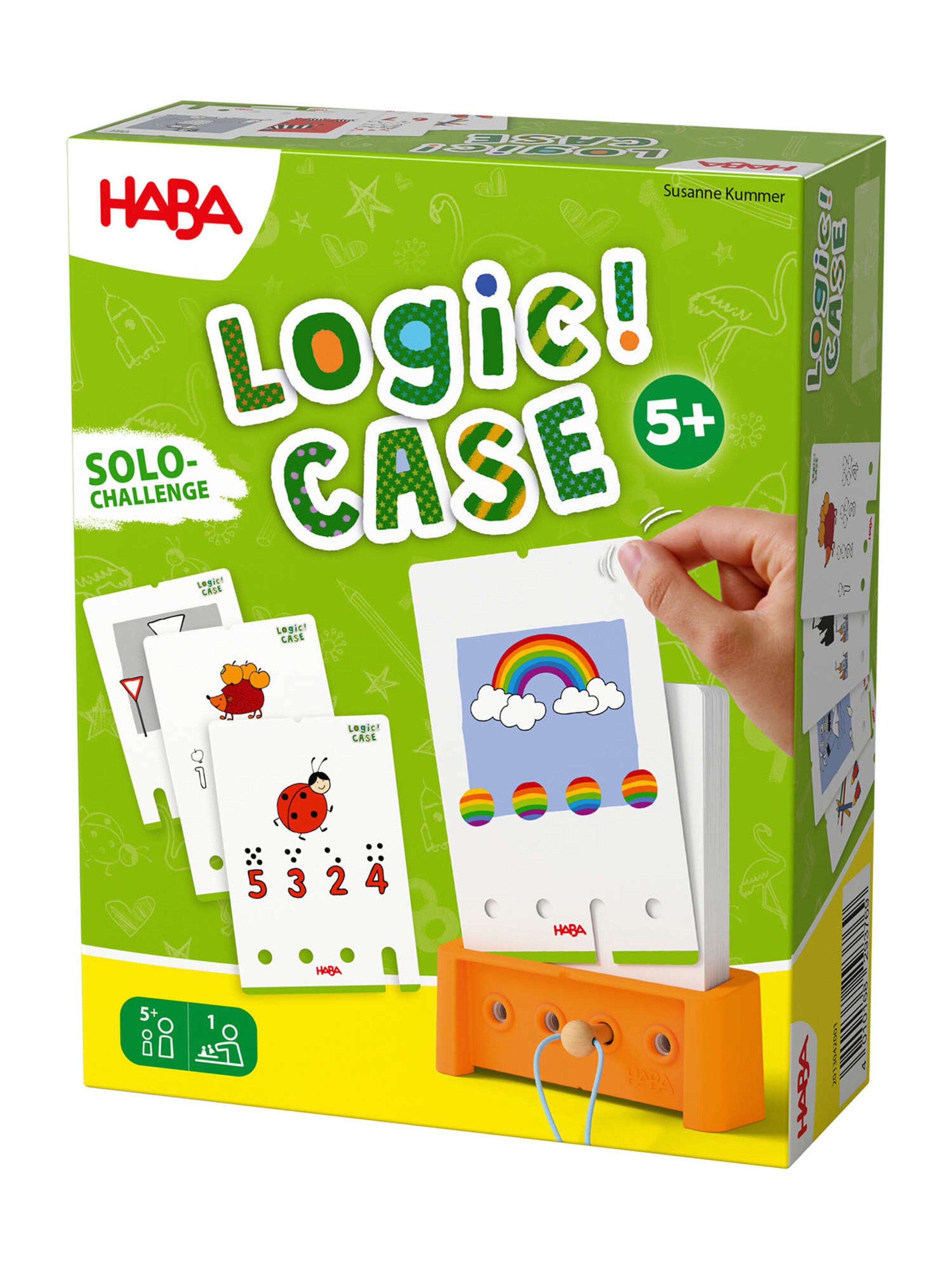 HABA Spel ' Logic CASE 5+ ' in Gemengde kleuren: voorkant