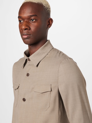 Michael Kors Regular fit Button Up Shirt in Beige