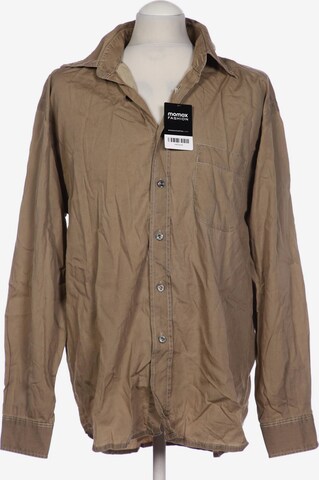 SIGNUM Button Up Shirt in M in Beige: front