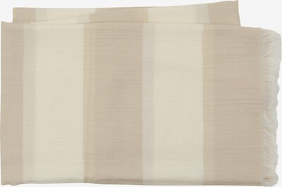 MJM Schal 'Luana' in creme / dunkelbeige, Produktansicht