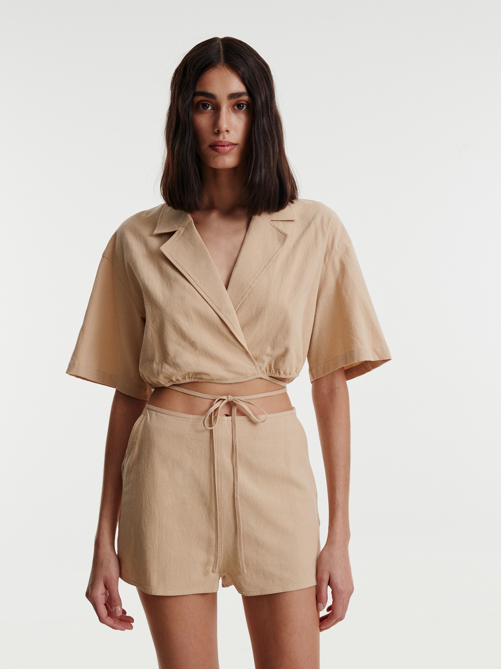 EDITED Producten Blouse Lichtbruin