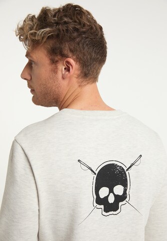 Petrol Industries - regular Sudadera con cremallera en gris