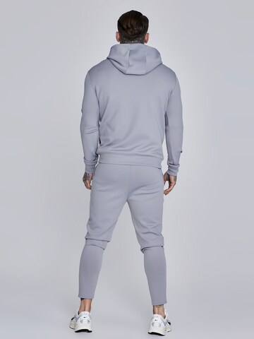 Sweat-shirt 'Essentials Poly' SikSilk en gris