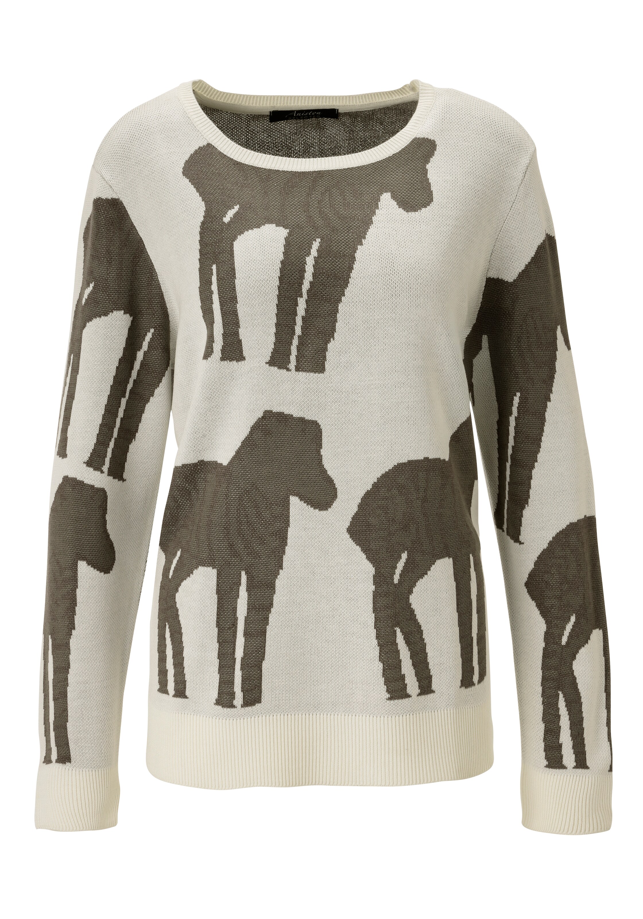 Aniston SELECTED Pullover in Grau: Vorderseite