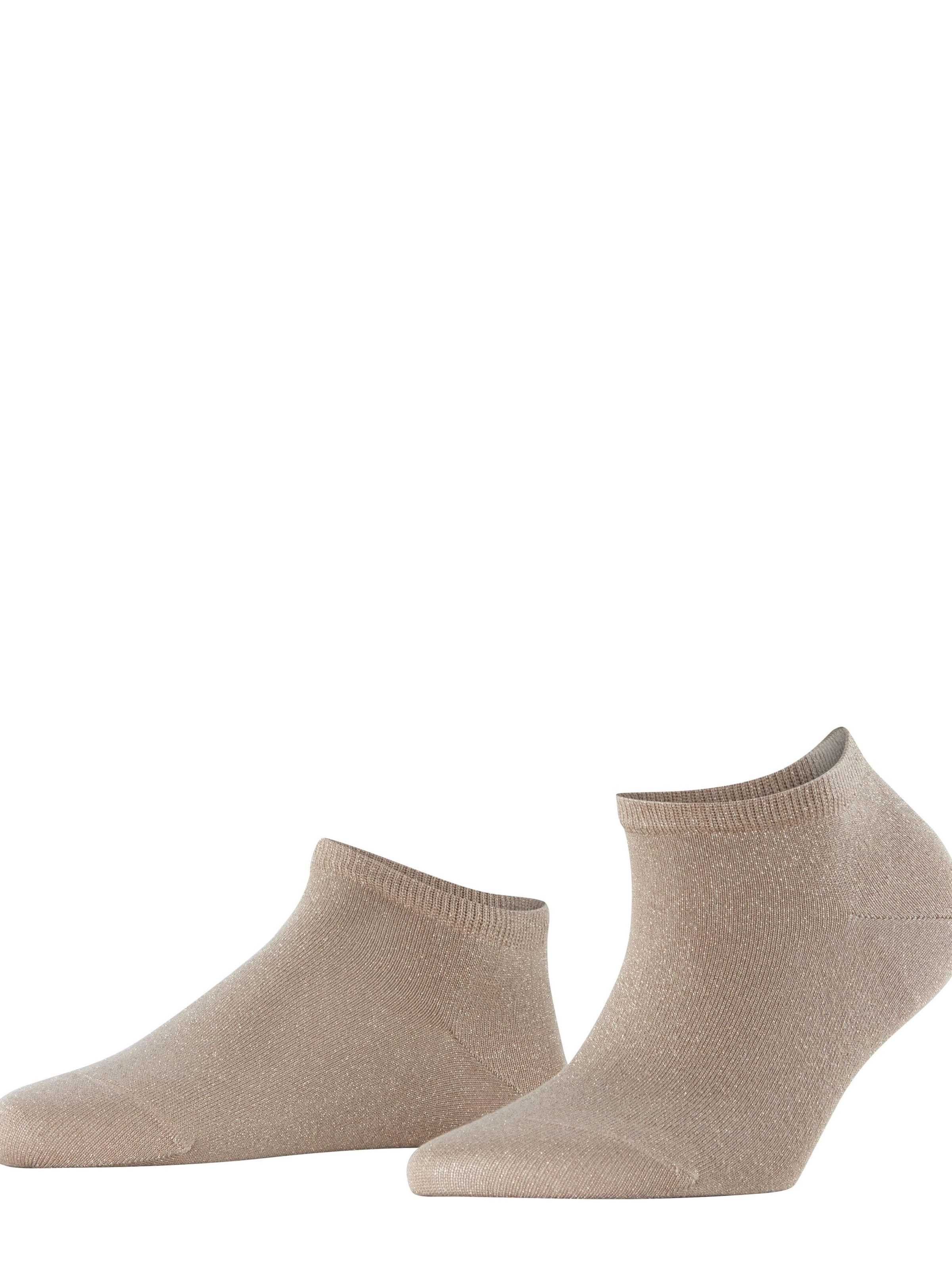 FALKE Füßlinge 'Shiny'‌ in Beige: Vorderseite