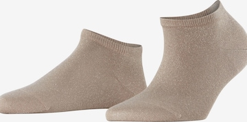 FALKE Füßlinge 'Shiny' in Beige: Vorderseite