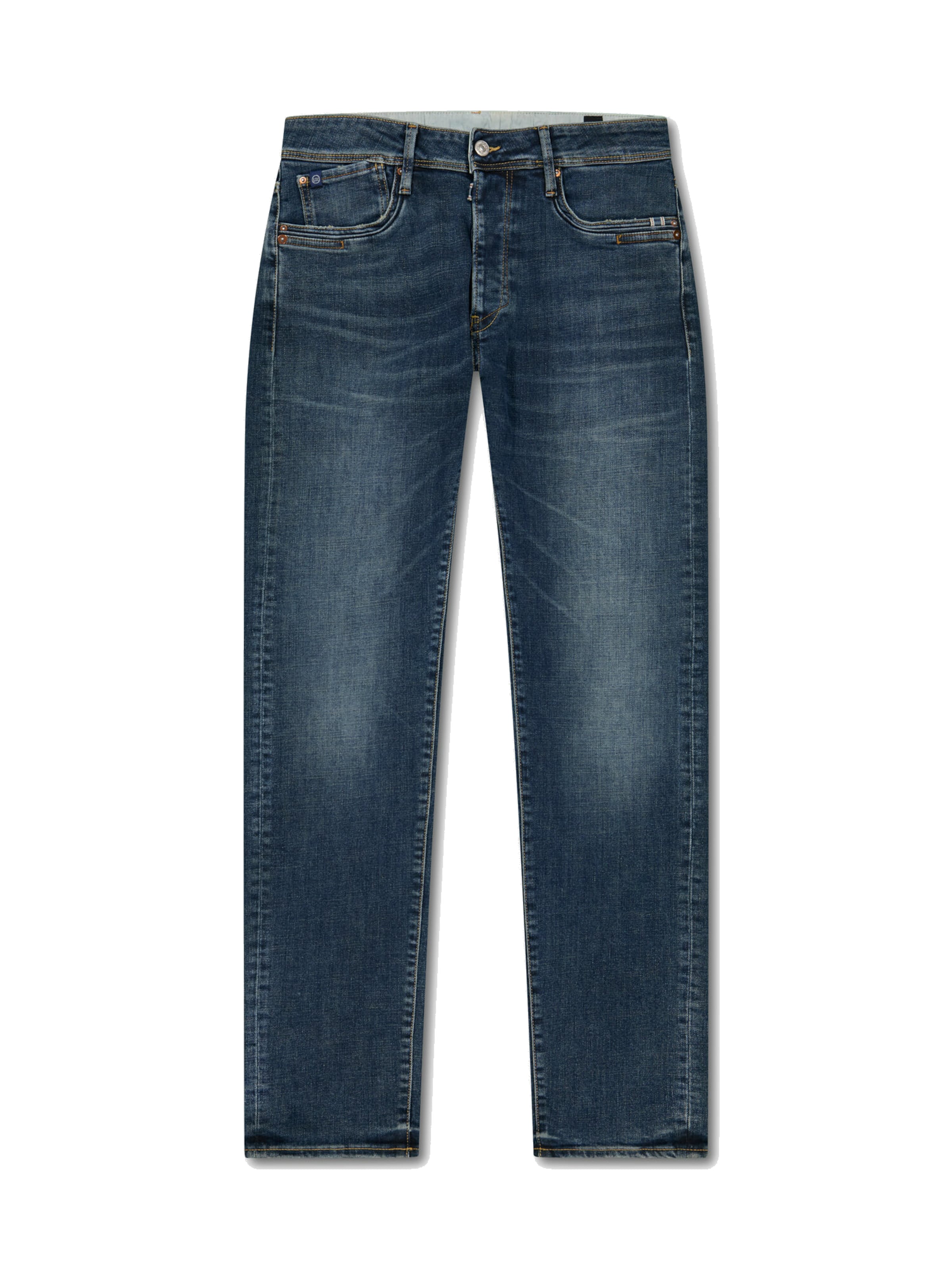 Le Temps Des Cerises Regular Jeans in Blauw: voorkant