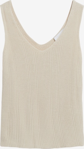 ARMEDANGELS Top 'Caaro Lino' in Beige: voorkant