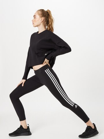 ADIDAS SPORTSWEAR Skinny Športové nohavice 'Aeroready Designed To Move -Touch' - Čierna