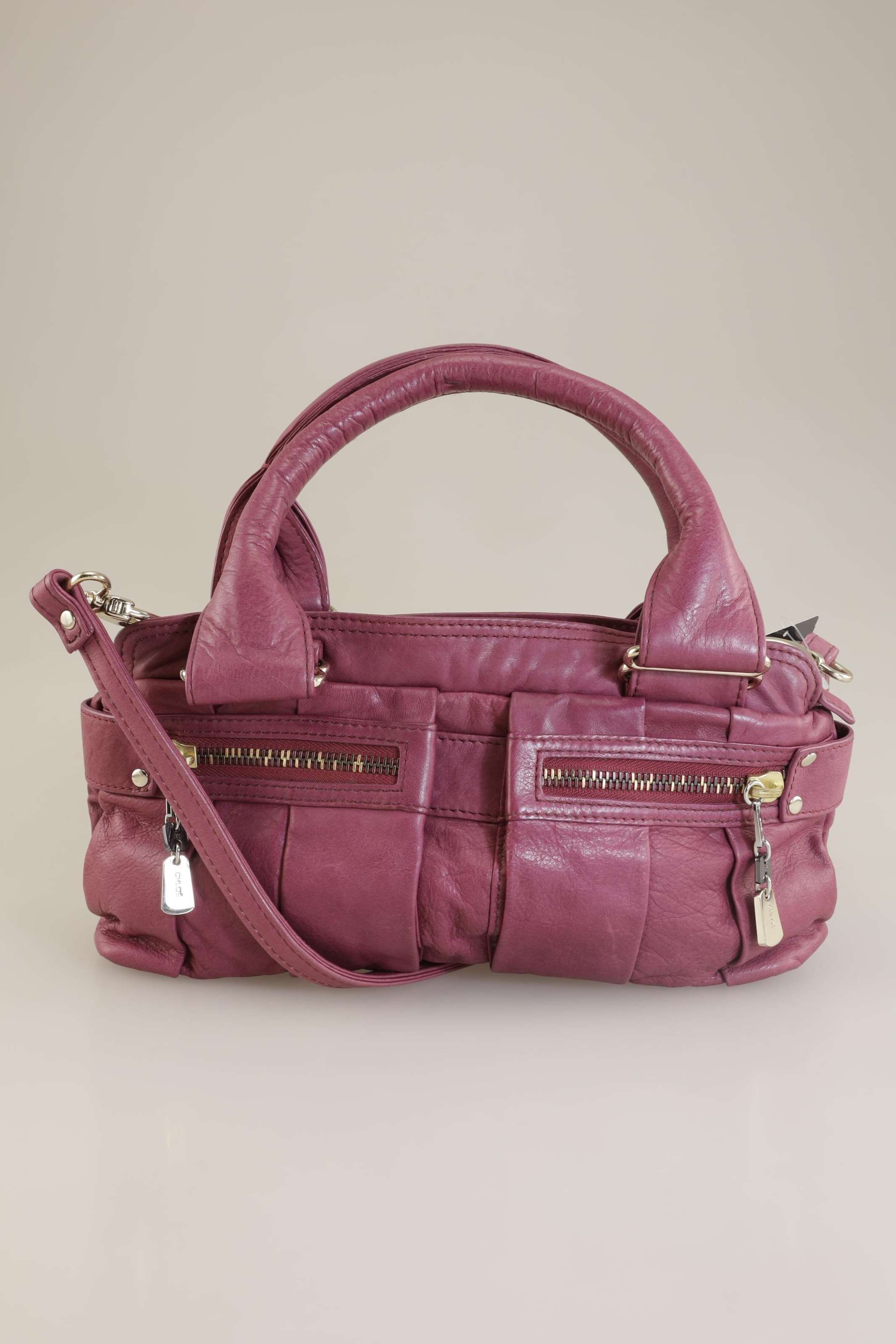 See by Chloé Handtasche gross Leder One Size in Pink: Vorderseite