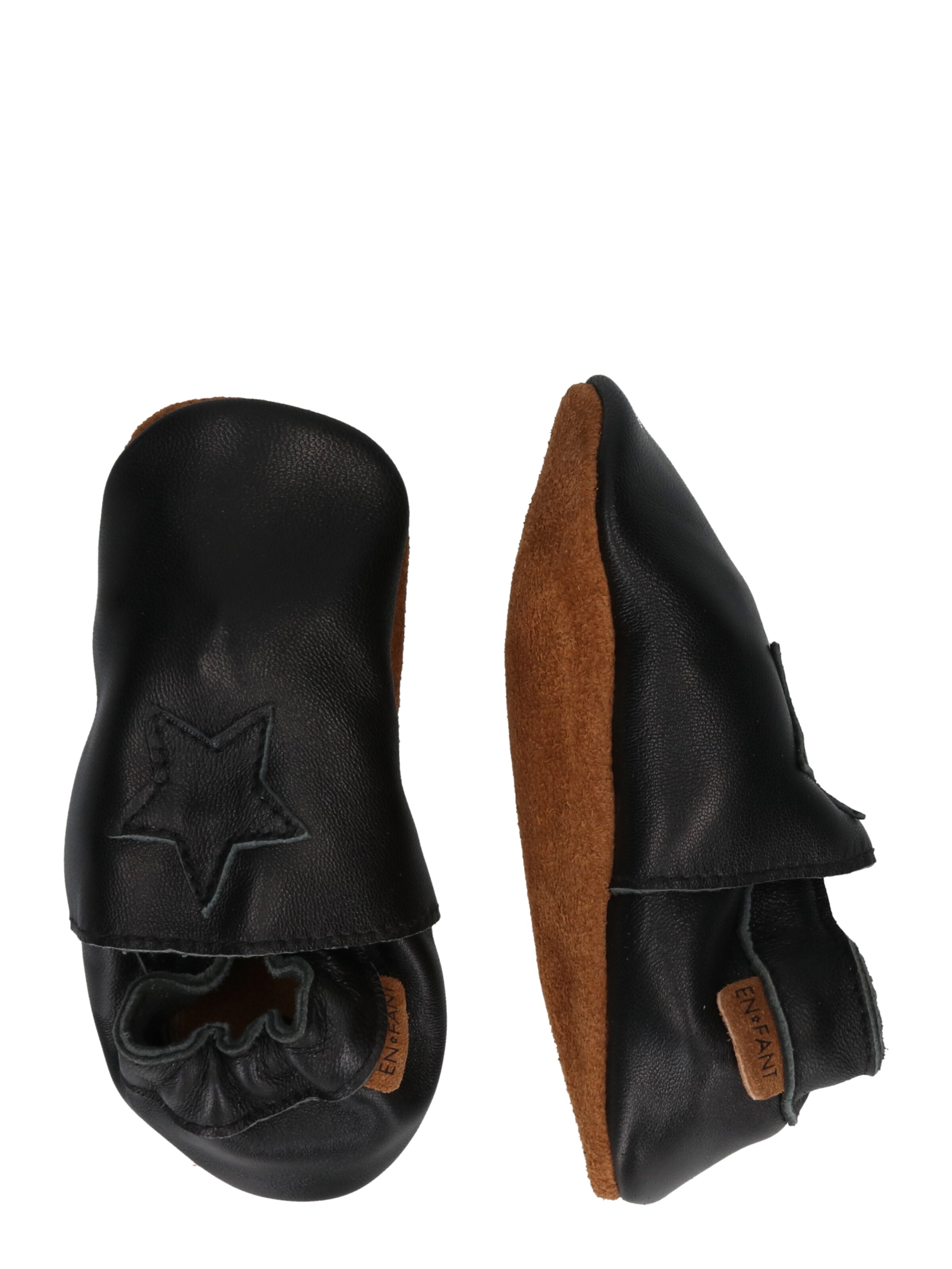 EN FANT Hjemmesko i sort