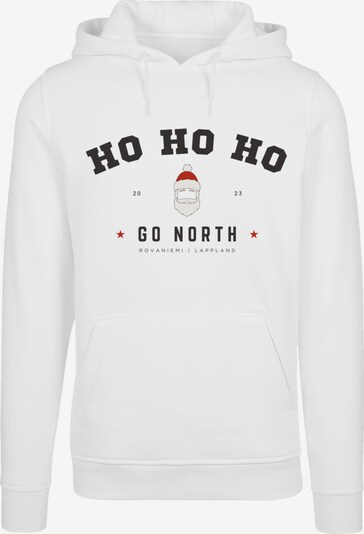 F4NT4STIC Sweatshirt 'Ho Ho Ho Santa' in mischfarben / weiß, Produktansicht