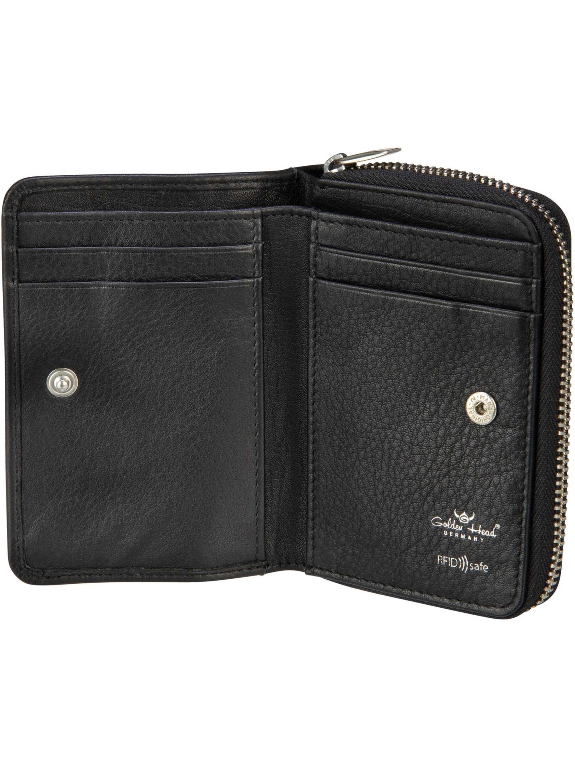 Portamonete 'Capri' di GOLDEN HEAD in nero