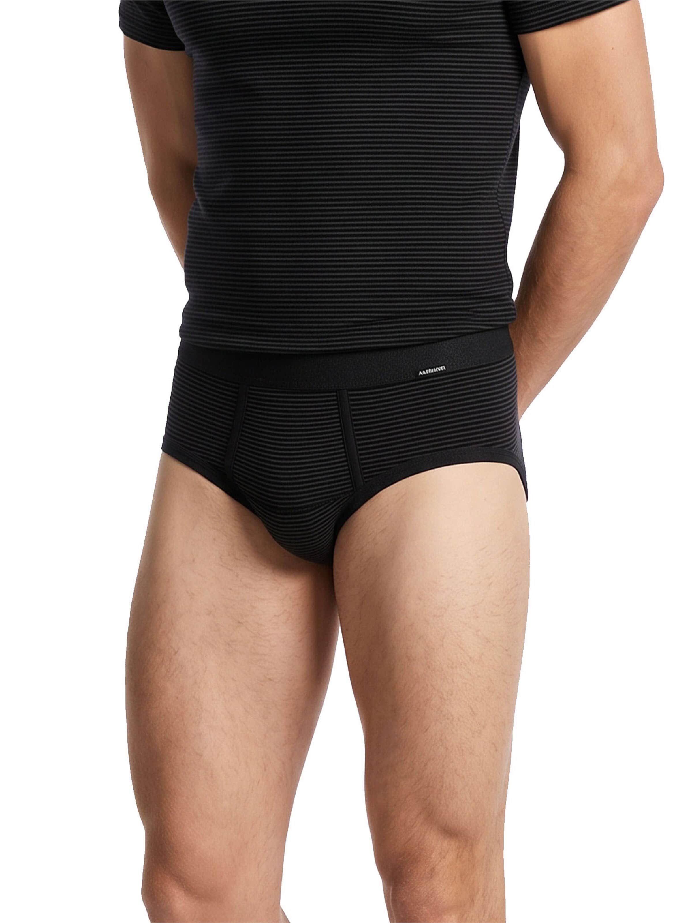 Ammann Panty 'Jeans Feinripp' in Grey