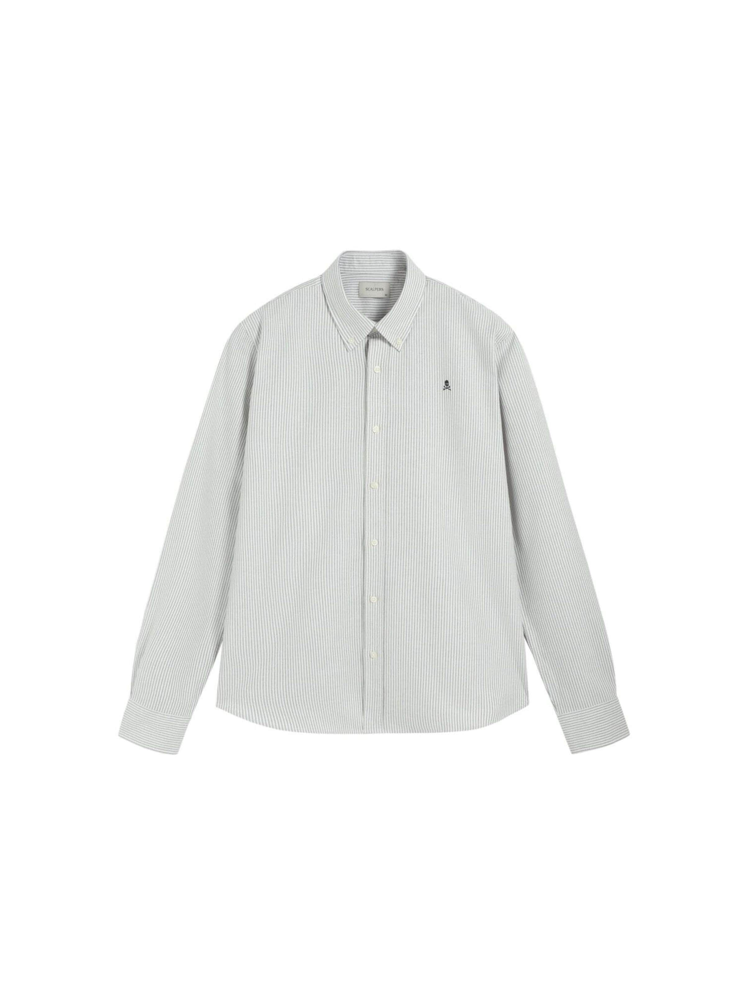 Scalpers Regular Fit Hemd in Grün: Vorderseite