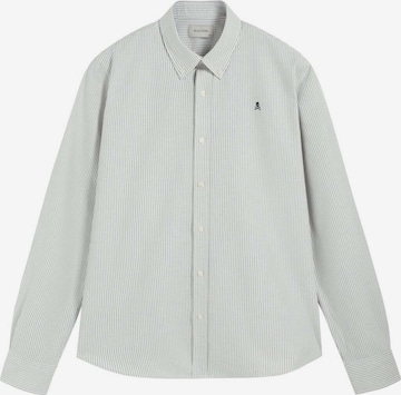 ScalpersRegular Fit Košulja - zelena boja: prednji dio